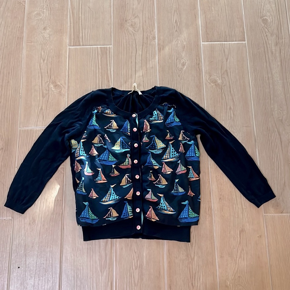 HWR by Anthropologie Women’s Printed 3/4 Sleeve Cardigan